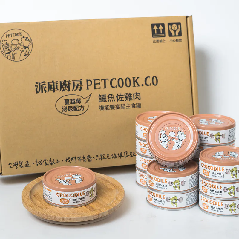 派庫廚房|機能饗宴主食罐 鱷魚佐雞肉 (24罐/箱)