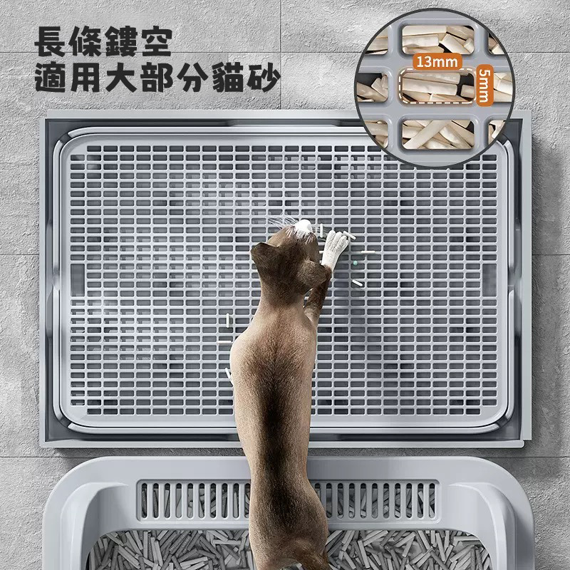 貓砂踏板｜拼接貓砂踏板 防滑耐用 減少貓砂外帶｜貓砂墊