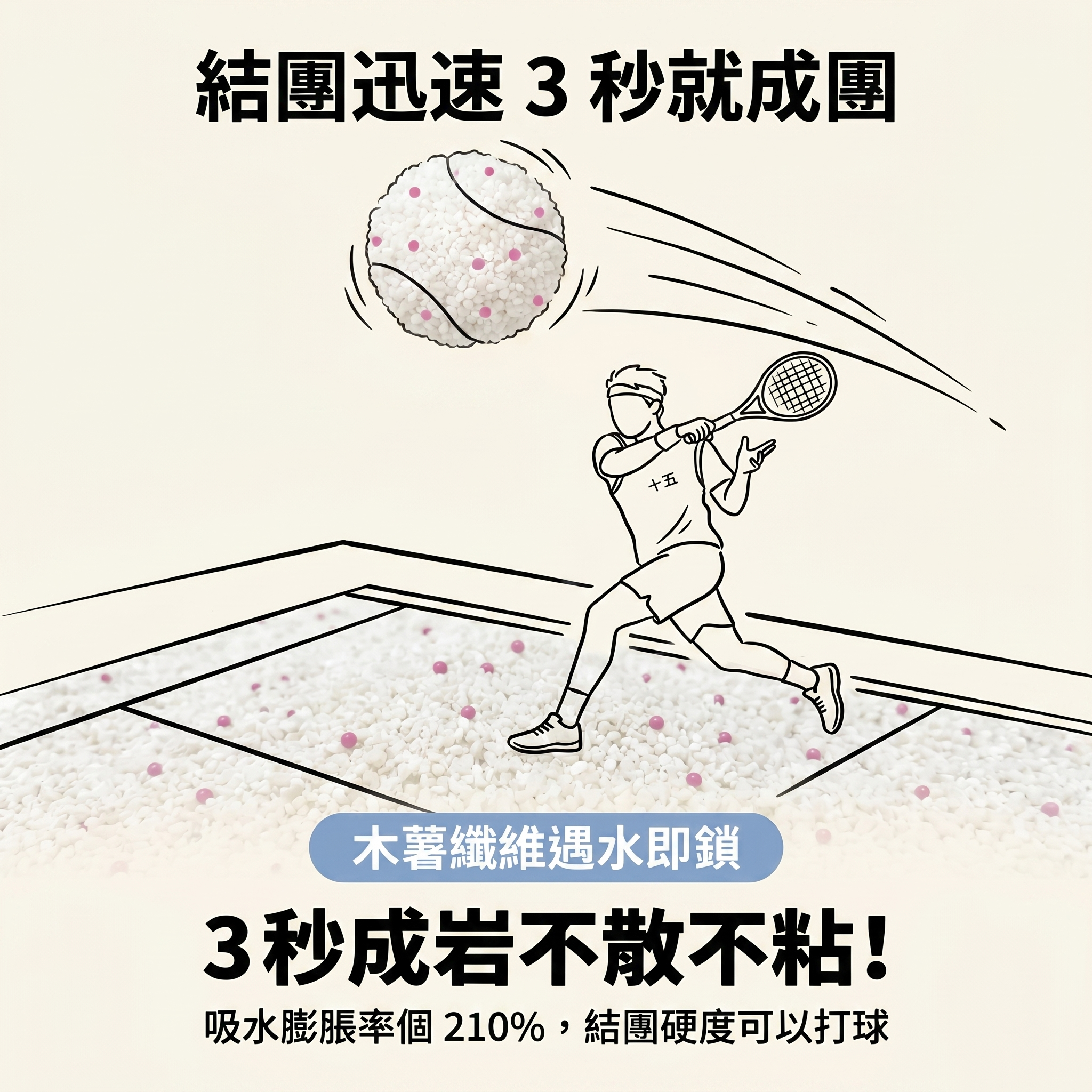 十五純木薯貓砂 2KG 三種氣味可挑選